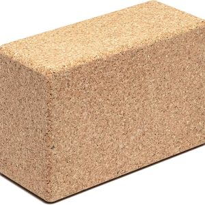 Posh Classy Cork Yoga Block Standard  9 x 6 x 4" Non-Toxic Alternative To Foam Yoga Blocks